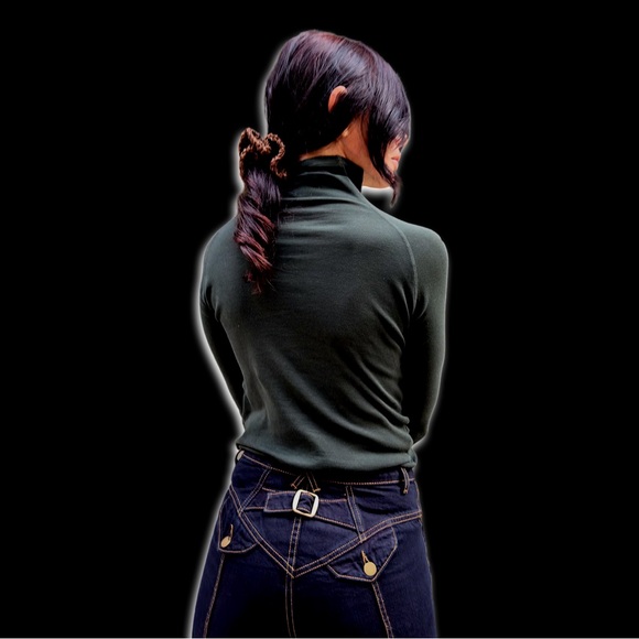 Vintage Judi Rosin Y2K Ultra Rare GBU Mega Bell Bottom Iconic Elephant Jeans - Picture 4 of 11